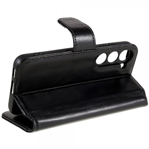 Nordic Covers Samsung Galaxy S23 Cover Essential Leather Raven Black