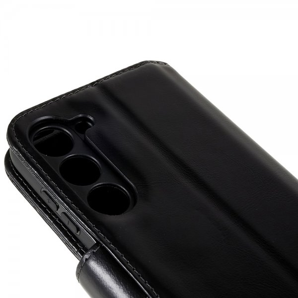 Nordic Covers Samsung Galaxy S23 Cover Essential Leather Raven Black