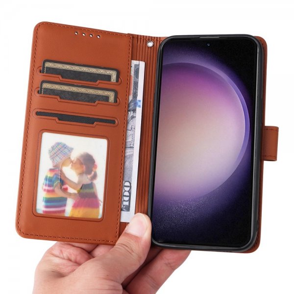 Betopnice Samsung Galaxy S23 Etui med aftageligt Cover 005 Brun