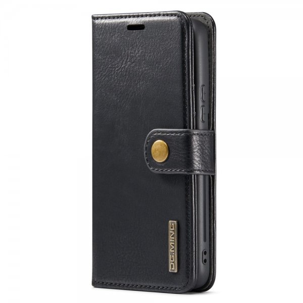 Dg.Ming Samsung Galaxy S23 Etui med Aftageligt Cover Sort