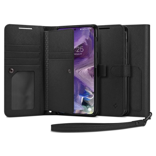 Spigen Samsung Galaxy S23 Cover Wallet S Plus Sort