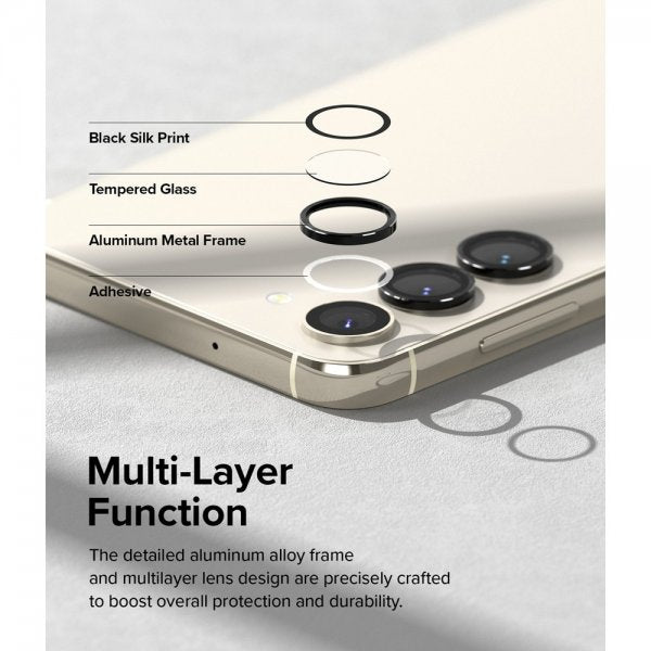 Ringke Samsung Galaxy S23/Galaxy S23 Plus Kamerabeskytter Camera Lens Frame Sort