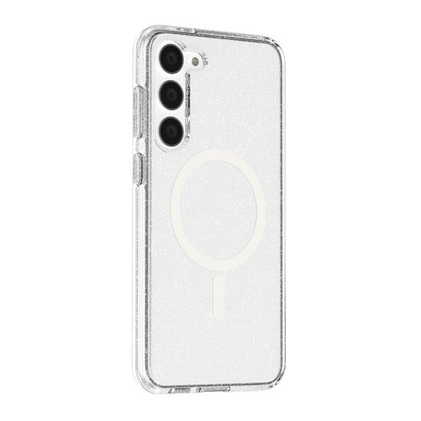 Samsung Galaxy S23 Cover Glitter MagSafe Transparent