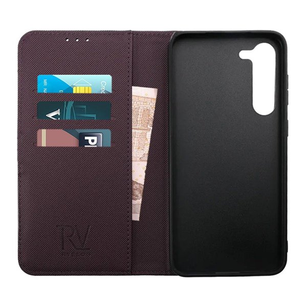 Rvelon Samsung Galaxy S23 Cover Magnetisk Aftageligt Etui Lilla