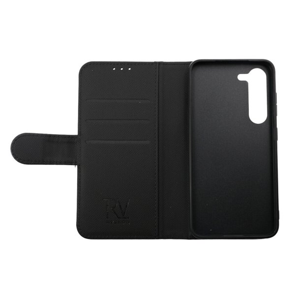 Rvelon Samsung Galaxy S23 Etui Magnetisk Aftageligt Cover Sort