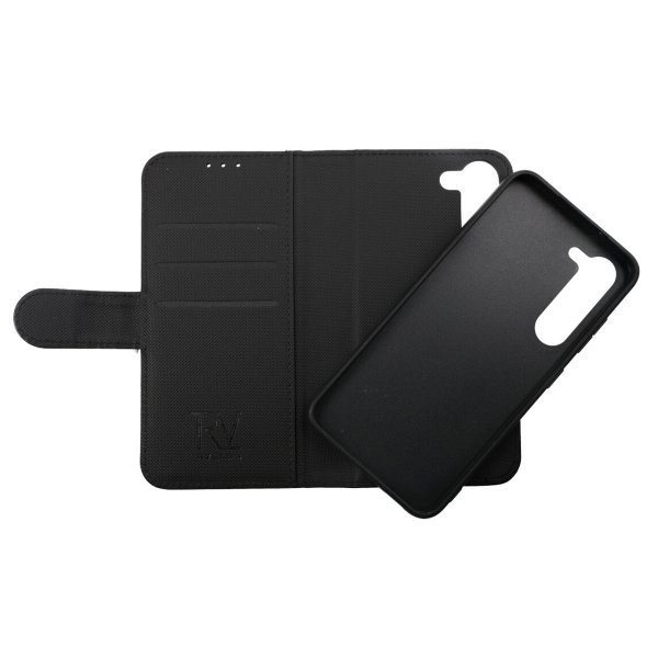 Rvelon Samsung Galaxy S23 Etui Magnetisk Aftageligt Cover Sort