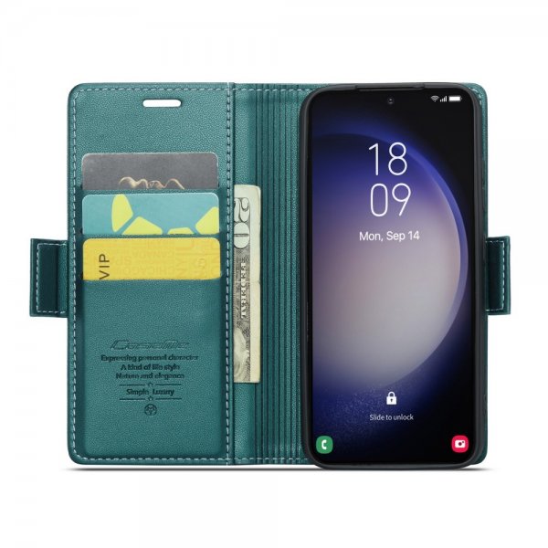 CaseMe Samsung Galaxy S23 Plus Cover 023 Series Grøn