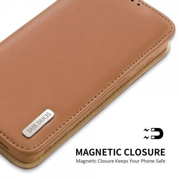 Dux Ducis Samsung Galaxy S23 Plus Cover Hivo Series Brun