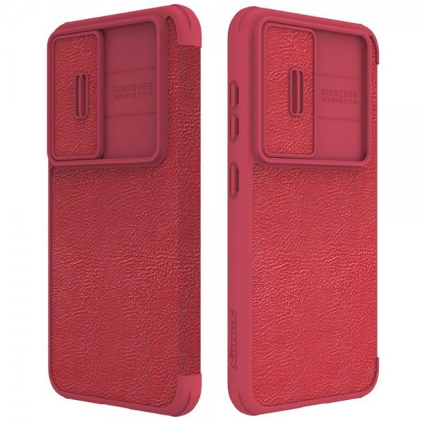 Nillkin Samsung Galaxy S23 Plus Cover Qin Series Rød