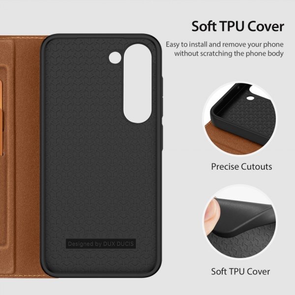 Dux Ducis Samsung Galaxy S23 Plus Cover Skin X2 Series Brun