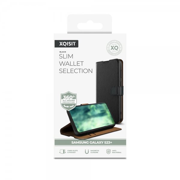 Xqisit Samsung Galaxy S23 Plus Cover Slim Wallet Selection Sort