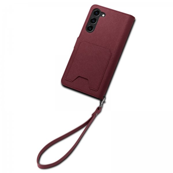 Spigen Samsung Galaxy S23 Plus Cover Wallet S Plus Burgundy
