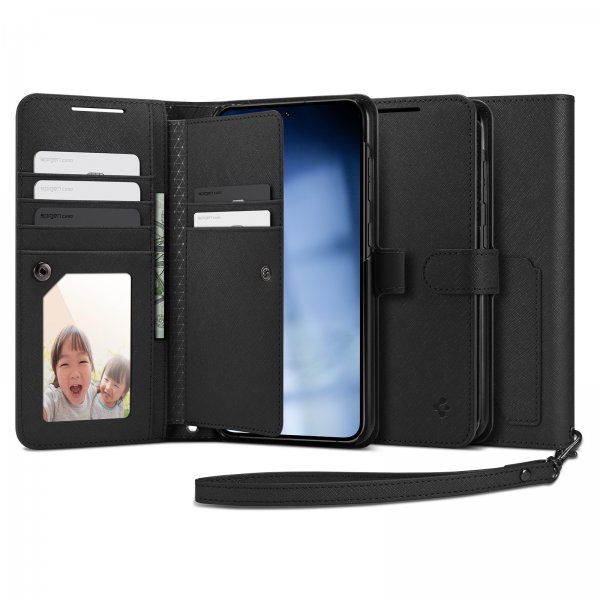 Spigen Samsung Galaxy S23 Plus Cover Wallet S Plus Sort