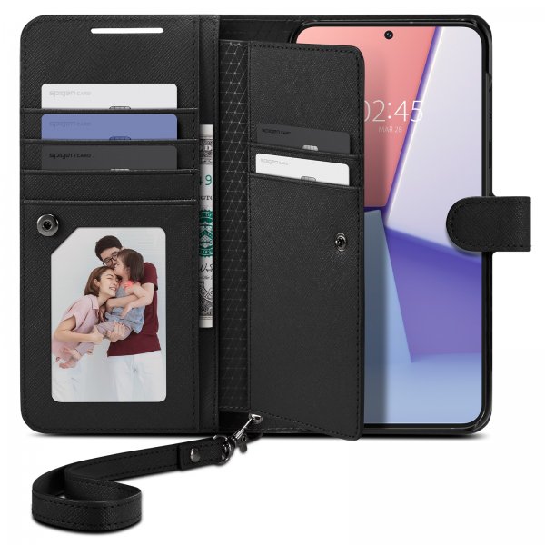 Spigen Samsung Galaxy S23 Plus Cover Wallet S Plus Sort