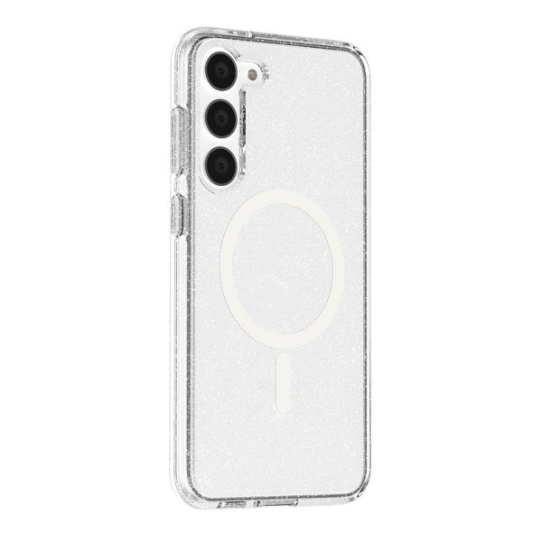 Samsung Galaxy S23 Plus Cover Glitter MagSafe Transparent
