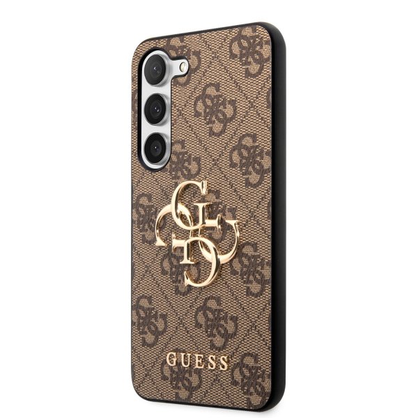 Guess Samsung Galaxy S23 Plus Cover 4G Logo Brun
