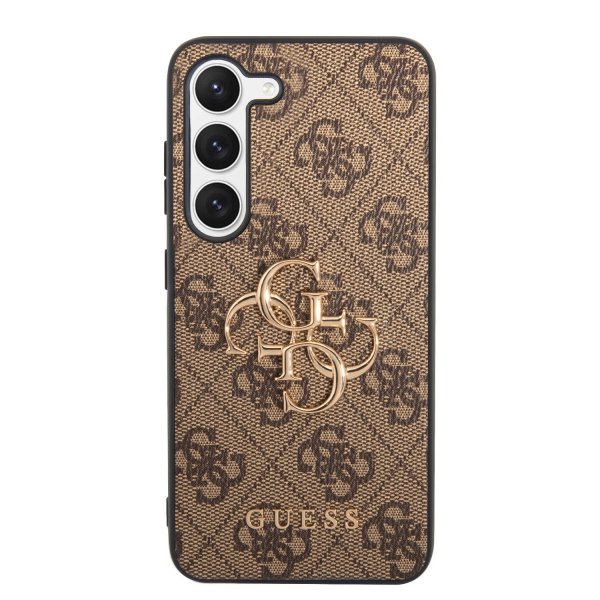 Guess Samsung Galaxy S23 Plus Cover 4G Logo Brun