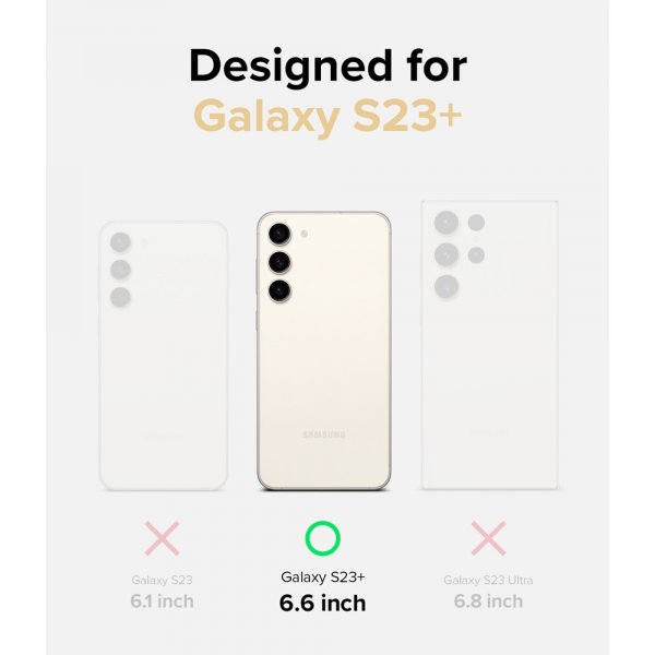 Ringke Samsung Galaxy S23 Plus Cover Fusion Magnetic Matte Clear