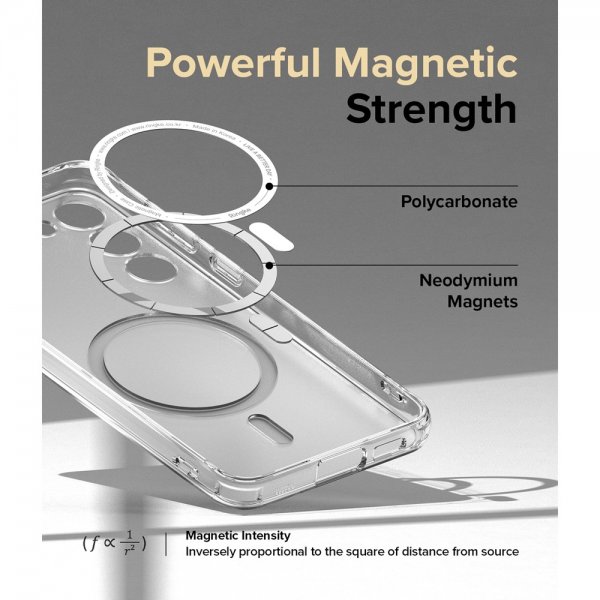 Ringke Samsung Galaxy S23 Plus Cover Fusion Magnetic Matte Clear