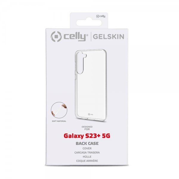 Celly Samsung Galaxy S23 Plus Cover GELSKIN Transparent