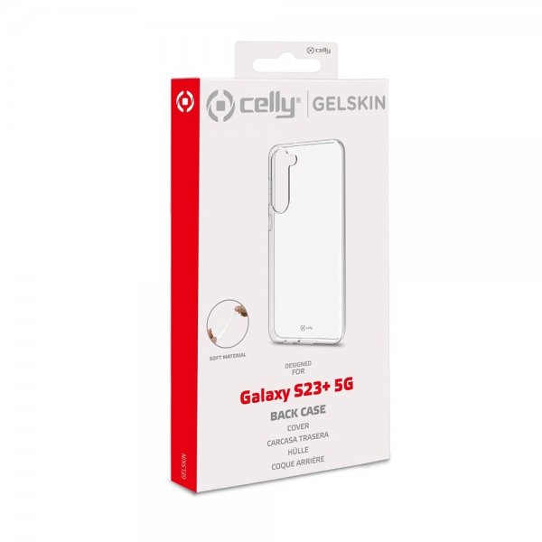Celly Samsung Galaxy S23 Plus Cover GELSKIN Transparent