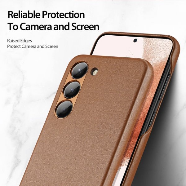 Dux Ducis Samsung Galaxy S23 Plus Cover Grit Series Brun