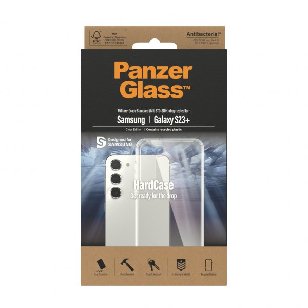 PanzerGlass Samsung Galaxy S23 Plus Cover HardCase Gennemsigtig