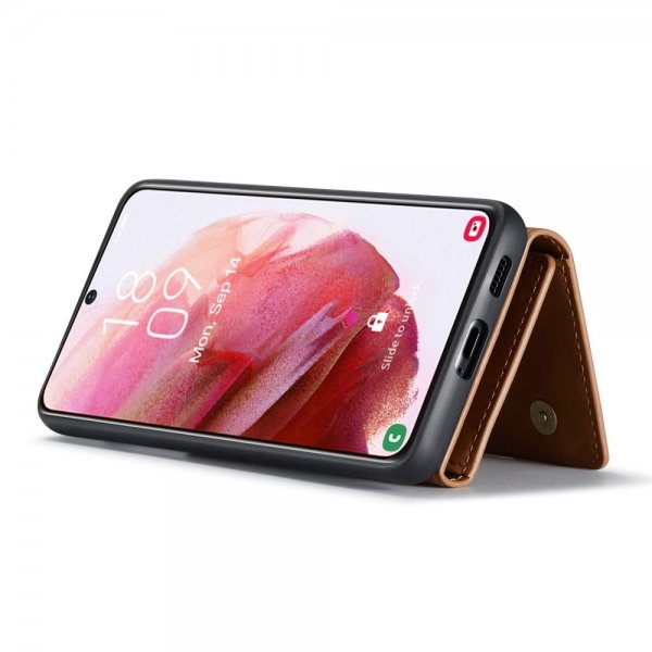 Dg.Ming Samsung Galaxy S23 Plus Cover M1 Series Aftagelig Kortholder Brun
