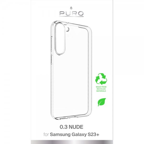 Puro Samsung Galaxy S23 Plus Cover Nude Transparent