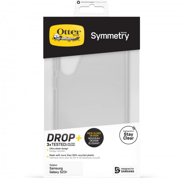 Otterbox Samsung Galaxy S23 Plus Cover Symmetry Clear Transparent