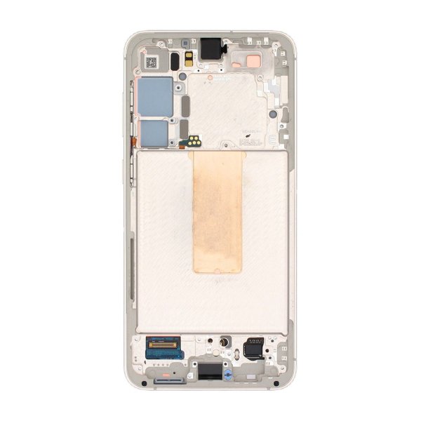 Samsung Galaxy S23 Plus Skærm med LCD Display - Cream