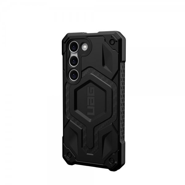 Urban Armor Gear (UAG) Samsung Galaxy S23 Cover Monarch Pro MagSafe Carbon Fiber Sort