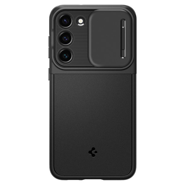 Spigen Samsung Galaxy S23 Cover Optik Armor Sort