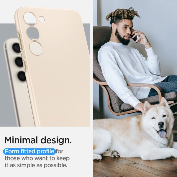 Spigen Samsung Galaxy S23 Cover Thin Fit Pearled Ivory