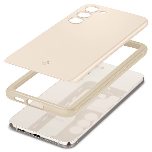 Spigen Samsung Galaxy S23 Cover Thin Fit Pearled Ivory