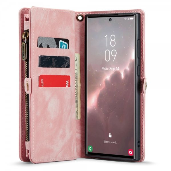CaseMe Samsung Galaxy S23 Ultra Etui 008 Series Aftageligt Cover Rosa