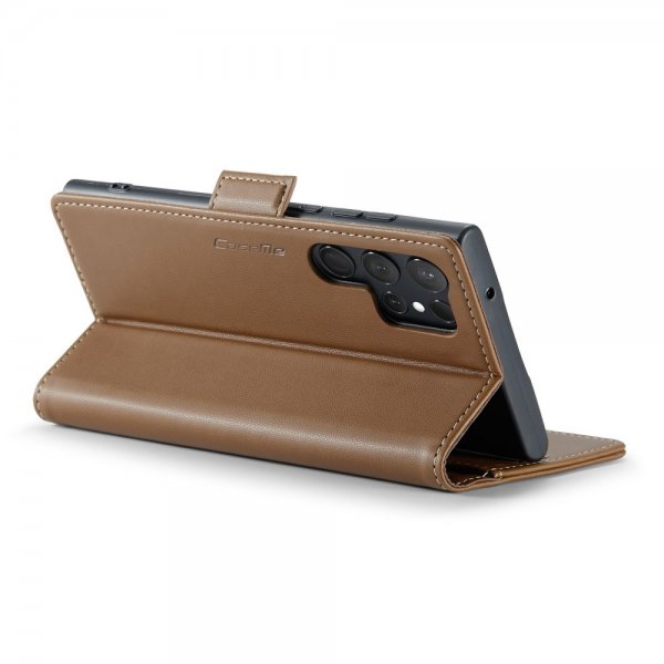 CaseMe Samsung Galaxy S23 Ultra Etui 023 Series Brun