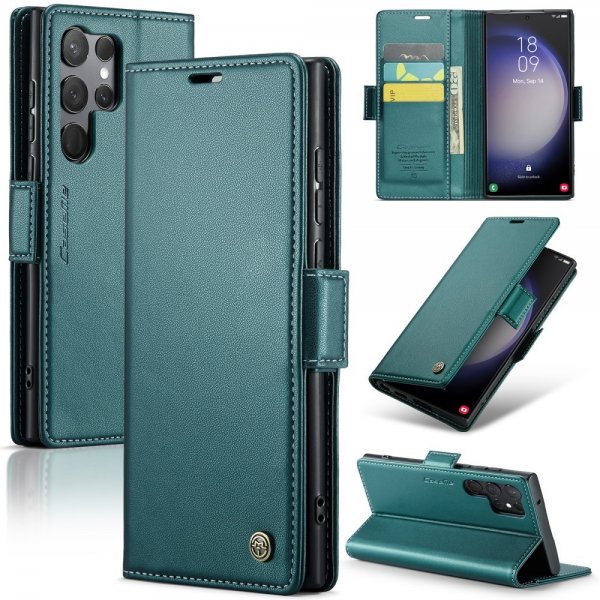 CaseMe Samsung Galaxy S23 Ultra Cover 023 Series Grøn