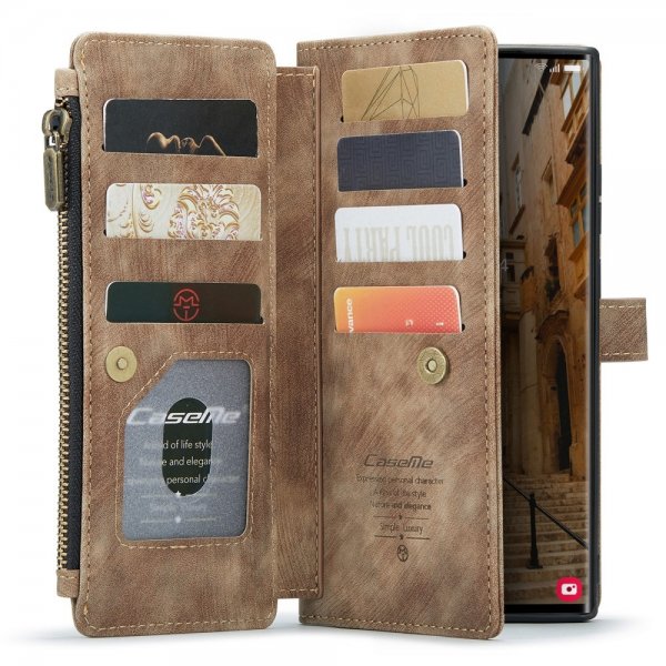 CaseMe Samsung Galaxy S23 Ultra Cover C30 Series Brun