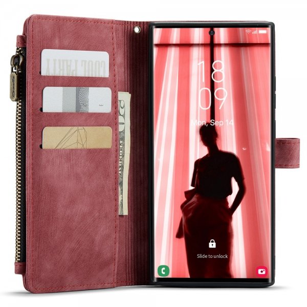 CaseMe Samsung Galaxy S23 Ultra Cover C30 Series Rød