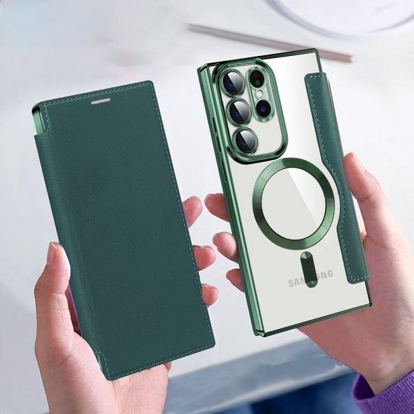 Samsung Galaxy S23 Ultra Cover MagSafe Grøn