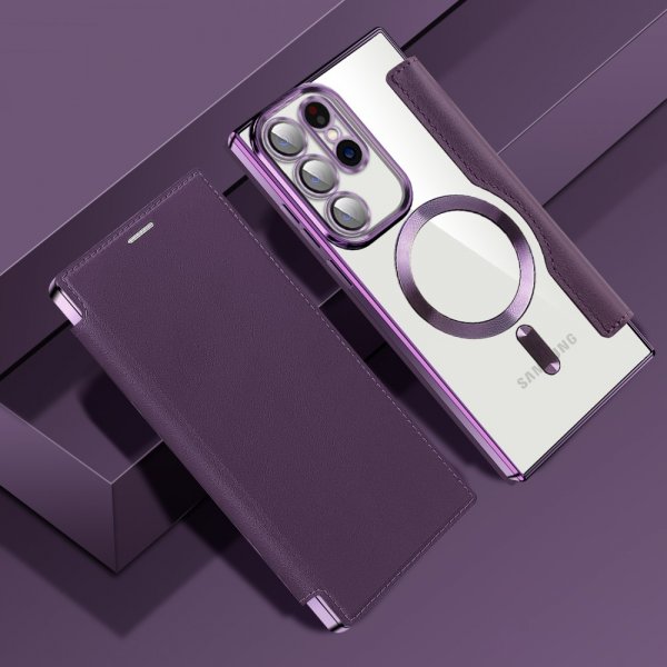 Samsung Galaxy S23 Ultra Cover MagSafe Lilla
