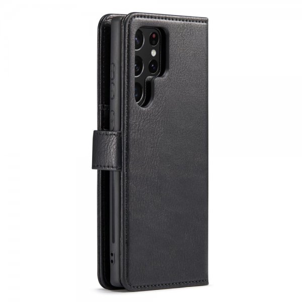 Dg.Ming Samsung Galaxy S23 Ultra Etui med Aftageligt Cover Sort