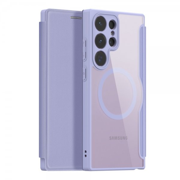 Dux Ducis Samsung Galaxy S23 Ultra Cover Skin X Pro Series MagSafe Lilla