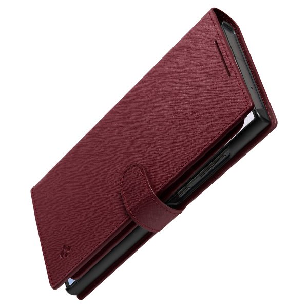 Spigen Samsung Galaxy S23 Ultra Cover Wallet S Plus Burgundy