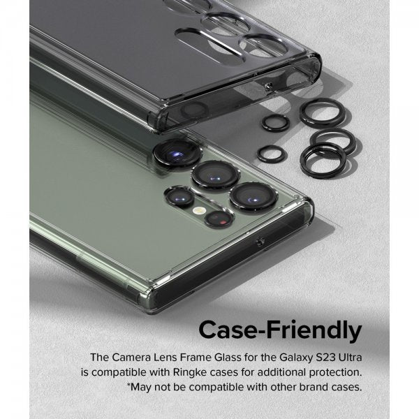 Ringke Samsung Galaxy S23 Ultra Kamerabeskyttelse Camera Lens Frame Sort