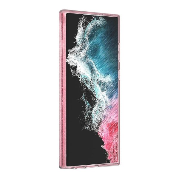 Samsung Galaxy S23 Ultra Cover Glitter MagSafe Pink