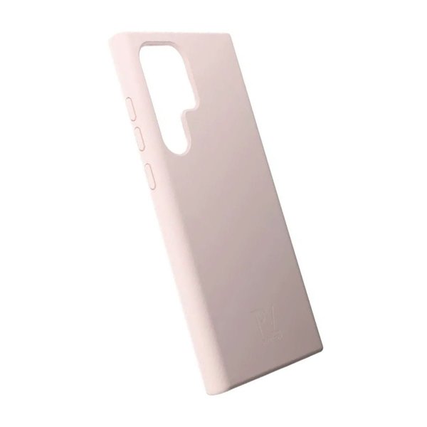 Rvelon Samsung Galaxy S23 Ultra Cover Silikone Sandrosa