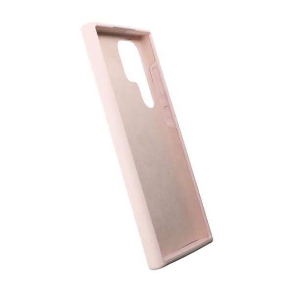 Rvelon Samsung Galaxy S23 Ultra Cover Silikone Sandrosa