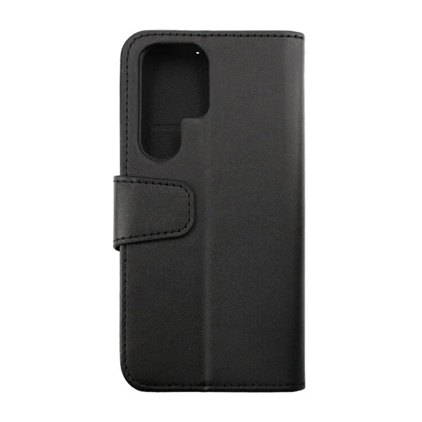 Rvelon Samsung Galaxy S23 Ultra Etui Udklappeligt Kortrum Sort